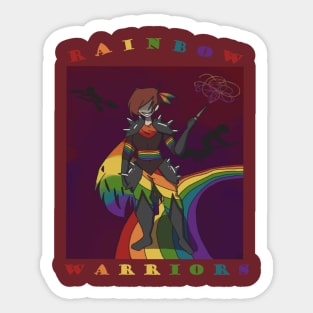 Rainbow Warriors Logo T-shirt Sticker